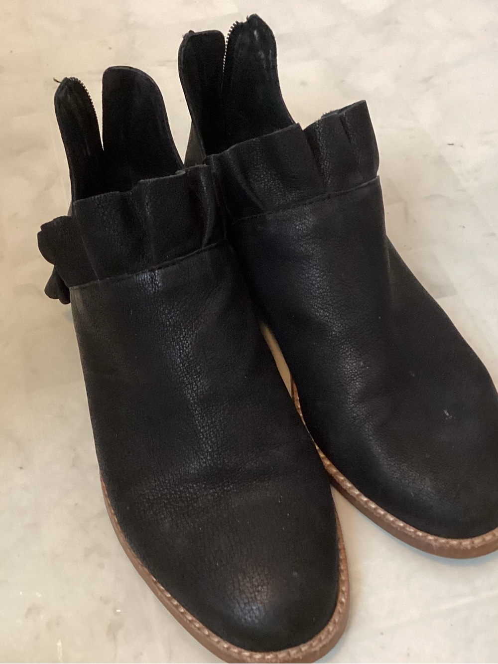 Sole society Bryanna ruffle shoe boots